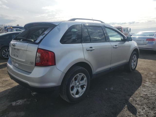 2FMDK4JC4DBE36216 - 2013 FORD EDGE SEL SILVER photo 3