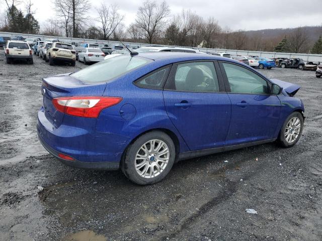 1FAHP3F21CL462939 - 2012 FORD FOCUS SE BLUE photo 3