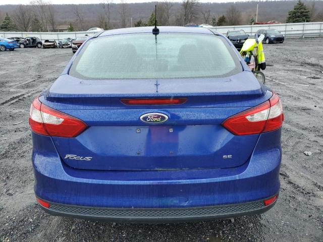 1FAHP3F21CL462939 - 2012 FORD FOCUS SE BLUE photo 6