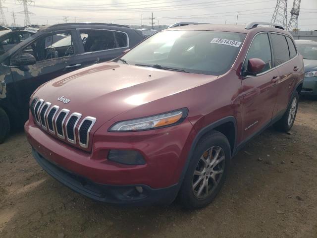 1C4PJLCB6FW627799 - 2015 JEEP CHEROKEE LATITUDE RED photo 1