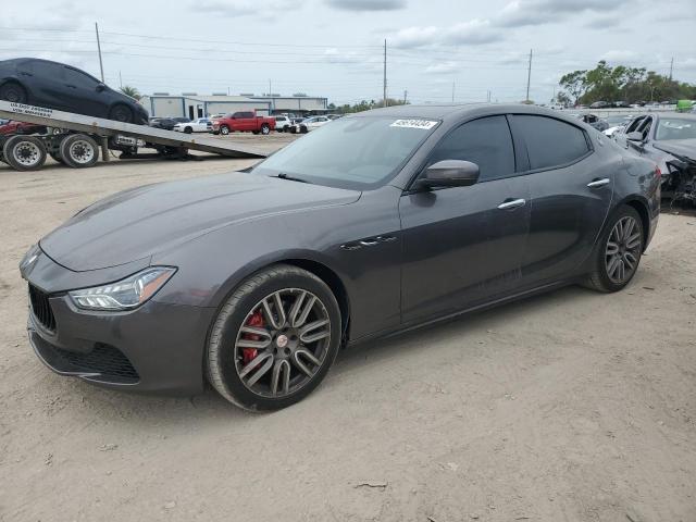 ZAM57RSA2H1221533 - 2017 MASERATI GHIBLI S GRAY photo 1