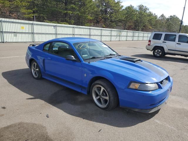 1FAFP42R83F417429 - 2003 FORD MUSTANG MACH I BLUE photo 4