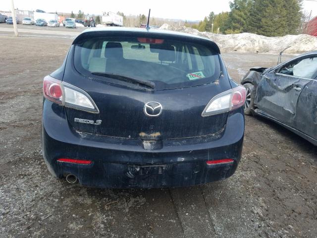 JM1BL1HF4A1170971 - 2010 MAZDA 3 I BLACK photo 6