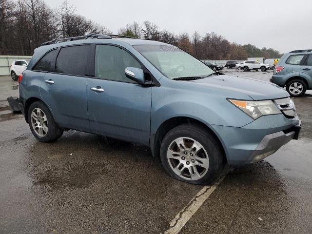 2HNYD28378H537371 - 2008 ACURA MDX TECHNOLOGY TEAL photo 4