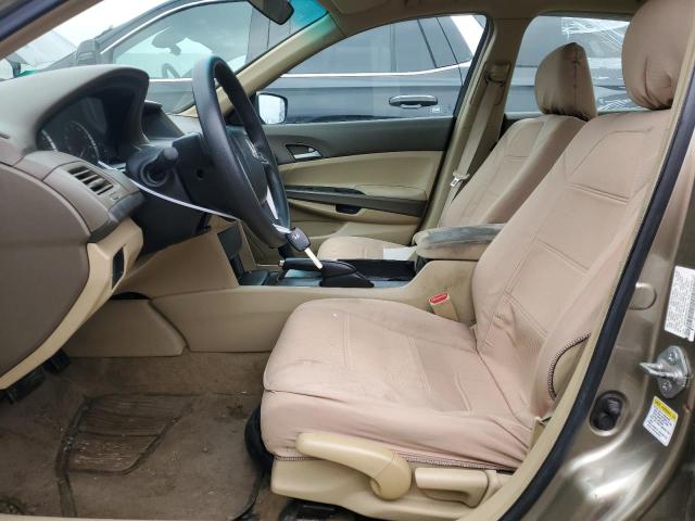 1HGCP26399A057764 - 2009 HONDA ACCORD LX TAN photo 7