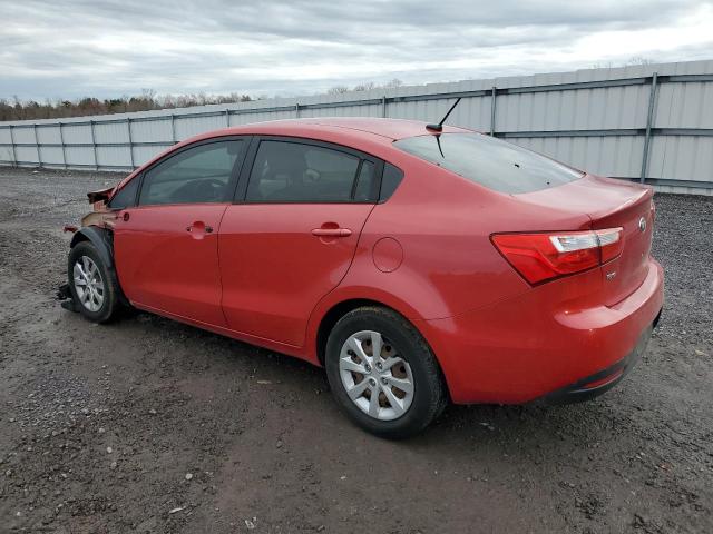 KNADM4A35D6223902 - 2013 KIA RIO LX RED photo 2