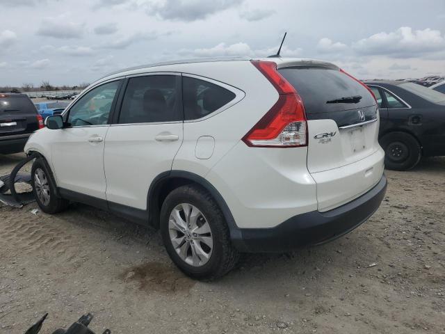 5J6RM3H73EL033346 - 2014 HONDA CR-V EXL WHITE photo 2