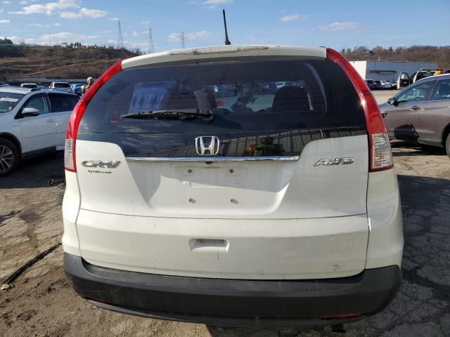 2HKRM4H31CH616086 - 2012 HONDA CR-V LX WHITE photo 6