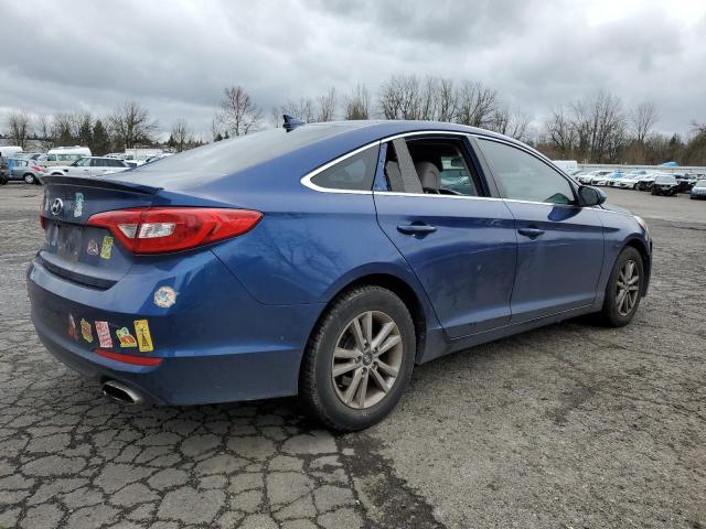 5NPE24AF5FH217243 - 2015 HYUNDAI SONATA SE BLUE photo 3