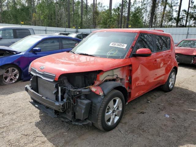 KNDJN2A26K7021981 - 2019 KIA SOUL RED photo 1