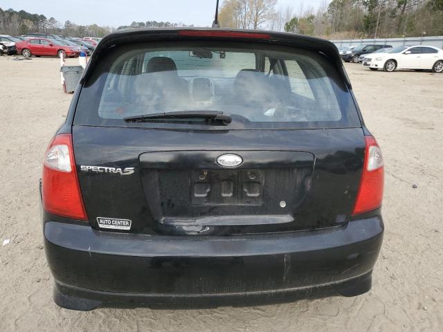 KNAFE161865267560 - 2006 KIA SPECTRA5 BLACK photo 6