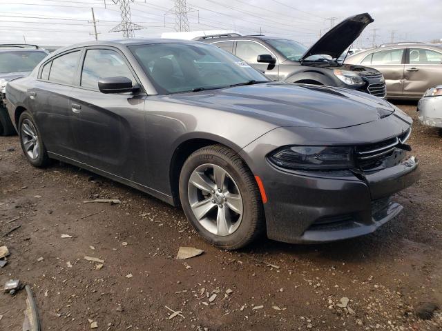 2C3CDXBG3FH925806 - 2015 DODGE CHARGER SE GRAY photo 4