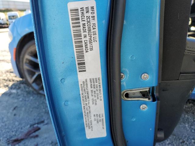 2C3CDXBG2PH561735 - 2023 DODGE CHARGER SXT BLUE photo 12