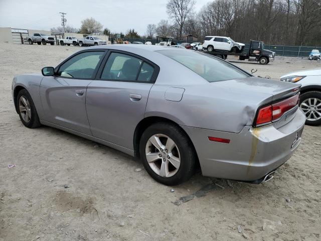 2C3CDXBGXEH265603 - 2014 DODGE CHARGER SE SILVER photo 2