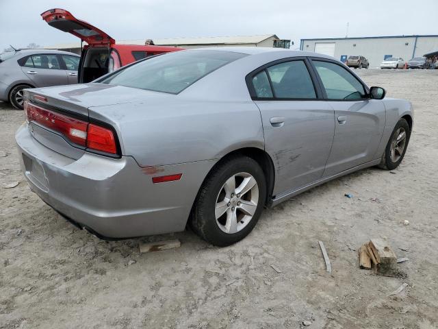 2C3CDXBGXEH265603 - 2014 DODGE CHARGER SE SILVER photo 3