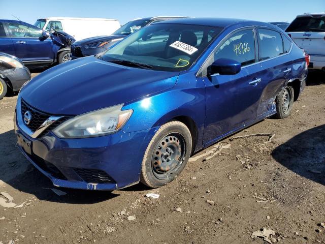 3N1AB7AP1JY211804 - 2018 NISSAN SENTRA S BLUE photo 1