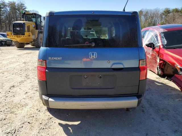 5J6YH18376L008789 - 2006 HONDA ELEMENT LX BLUE photo 6