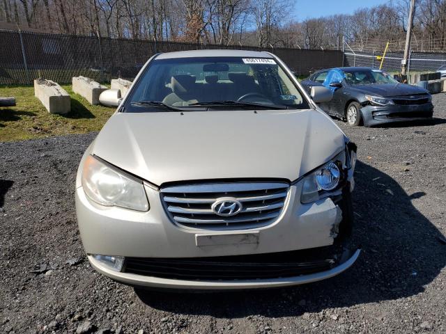 KMHDU4AD4AU195086 - 2010 HYUNDAI ELANTRA BLUE BEIGE photo 5