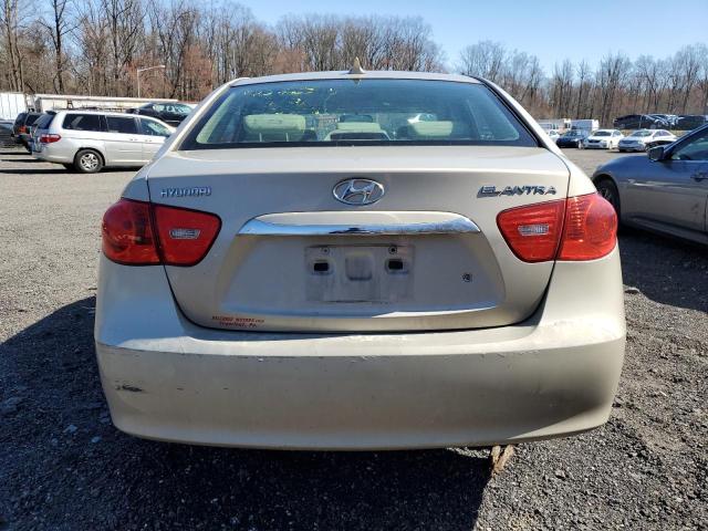 KMHDU4AD4AU195086 - 2010 HYUNDAI ELANTRA BLUE BEIGE photo 6