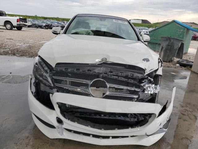 55SWF4JB7GU168955 - 2016 MERCEDES-BENZ C 300 WHITE photo 5