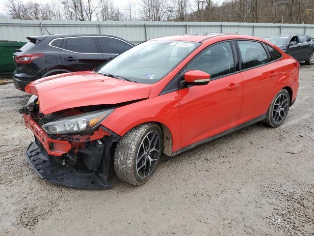 1FADP3H29HL203604 - 2017 FORD FOCUS SEL RED photo 1