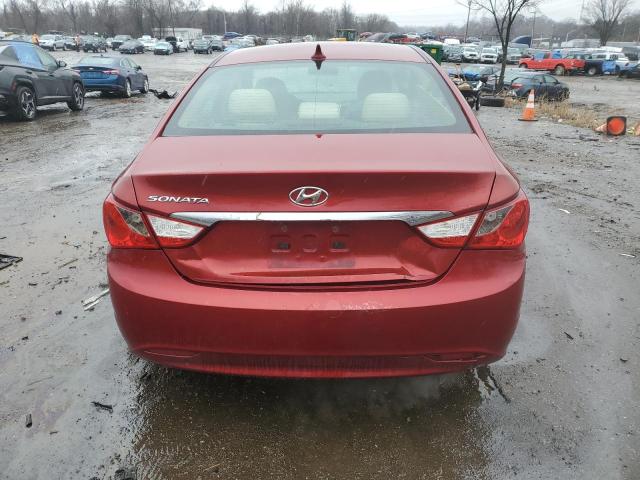 5NPEB4AC9BH245241 - 2011 HYUNDAI SONATA GLS RED photo 6