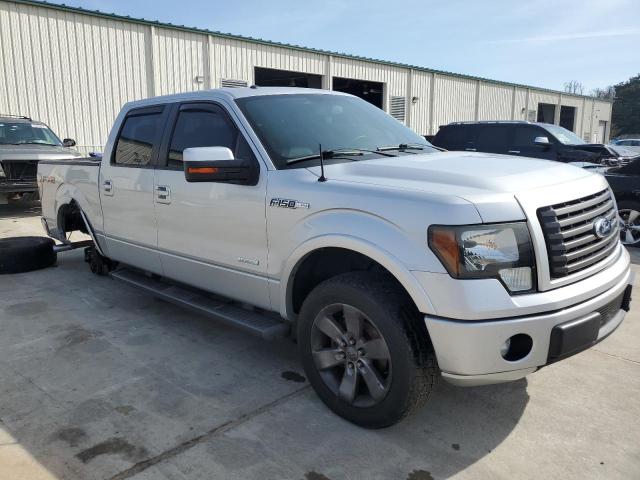 1FTFW1CT0BKD69887 - 2011 FORD F150 SUPERCREW SILVER photo 4