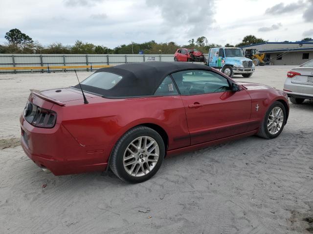 1ZVBP8EM9E5279843 - 2014 FORD MUSTANG RED photo 3
