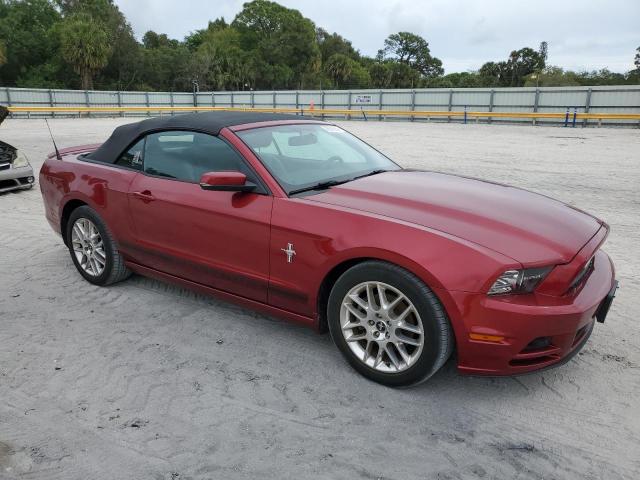 1ZVBP8EM9E5279843 - 2014 FORD MUSTANG RED photo 4