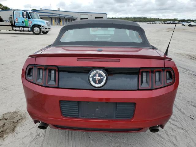1ZVBP8EM9E5279843 - 2014 FORD MUSTANG RED photo 6