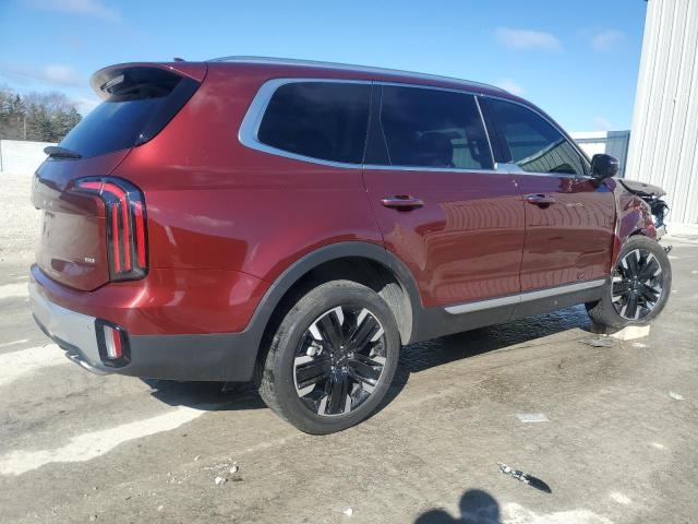 5XYP5DGCXPG345564 - 2023 KIA TELLURIDE SX BURGUNDY photo 3