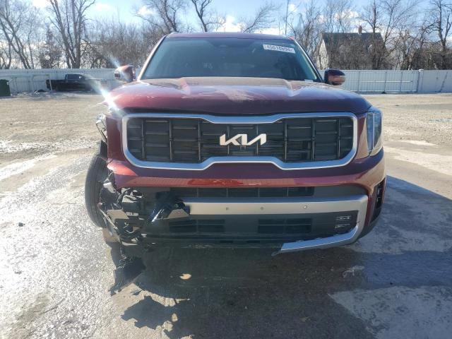 5XYP5DGCXPG345564 - 2023 KIA TELLURIDE SX BURGUNDY photo 5