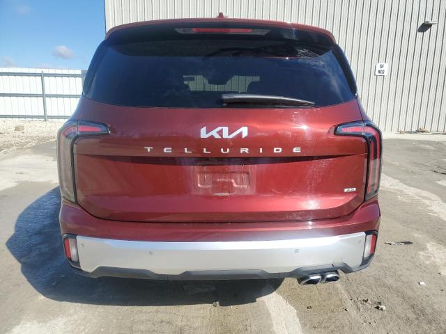 5XYP5DGCXPG345564 - 2023 KIA TELLURIDE SX BURGUNDY photo 6