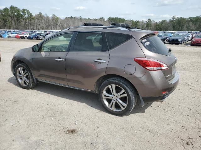 JN8AZ1MU9DW201299 - 2013 NISSAN MURANO S BROWN photo 2