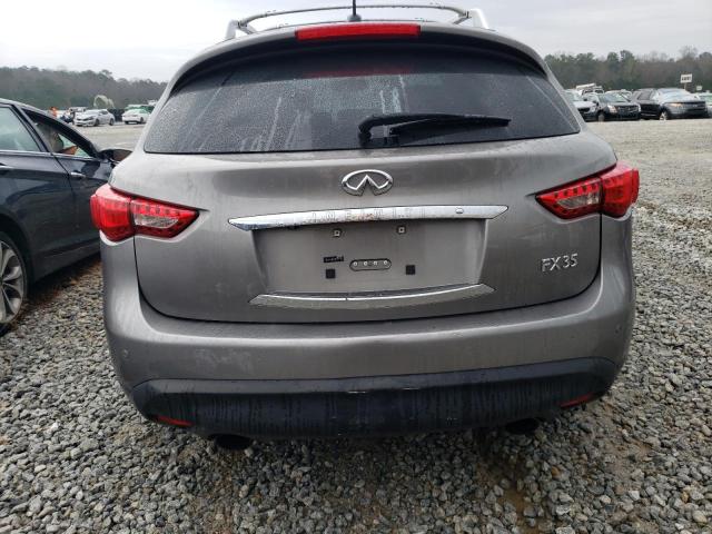 JN8AS1MW0BM140455 - 2011 INFINITI FX35 CHARCOAL photo 6