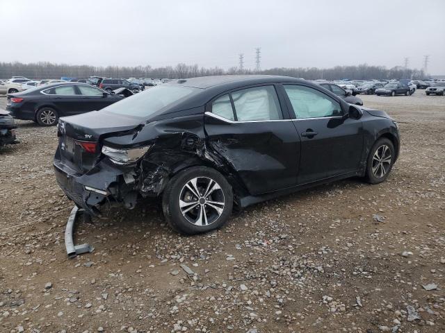 3N1AB8CV0NY254425 - 2022 NISSAN SENTRA SV BLACK photo 3