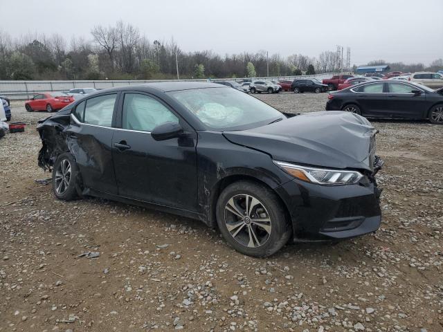 3N1AB8CV0NY254425 - 2022 NISSAN SENTRA SV BLACK photo 4