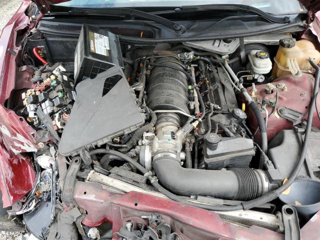 1G6DC67A260163500 - 2006 CADILLAC CTS BURGUNDY photo 11