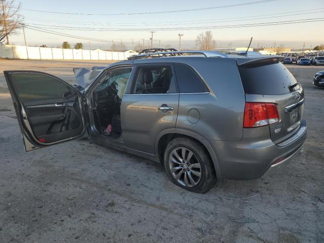 5XYKWDA28DG365900 - 2013 KIA SORENTO SX GRAY photo 2