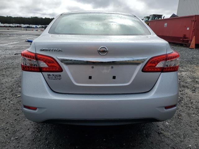 3N1AB7AP0FY240962 - 2015 NISSAN SENTRA S SILVER photo 6