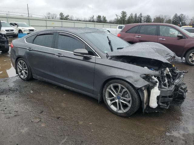 3FA6P0RU8KR256231 - 2019 FORD FUSION TITANIUM GRAY photo 4