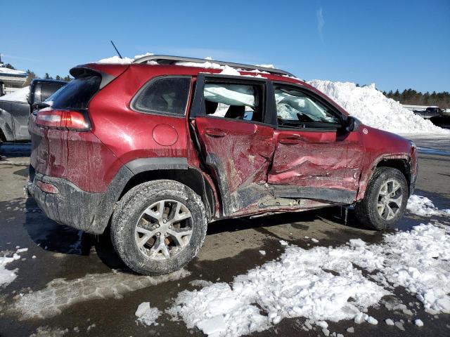 1C4PJMBS9FW651926 - 2015 JEEP CHEROKEE TRAILHAWK MAROON photo 3