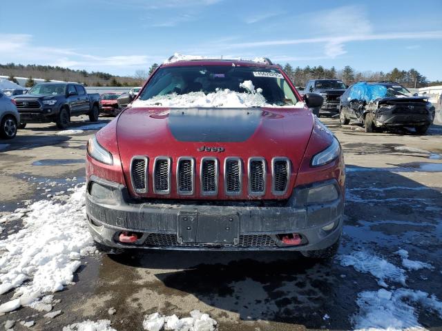 1C4PJMBS9FW651926 - 2015 JEEP CHEROKEE TRAILHAWK MAROON photo 5