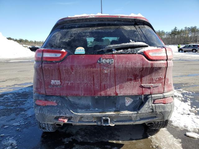 1C4PJMBS9FW651926 - 2015 JEEP CHEROKEE TRAILHAWK MAROON photo 6