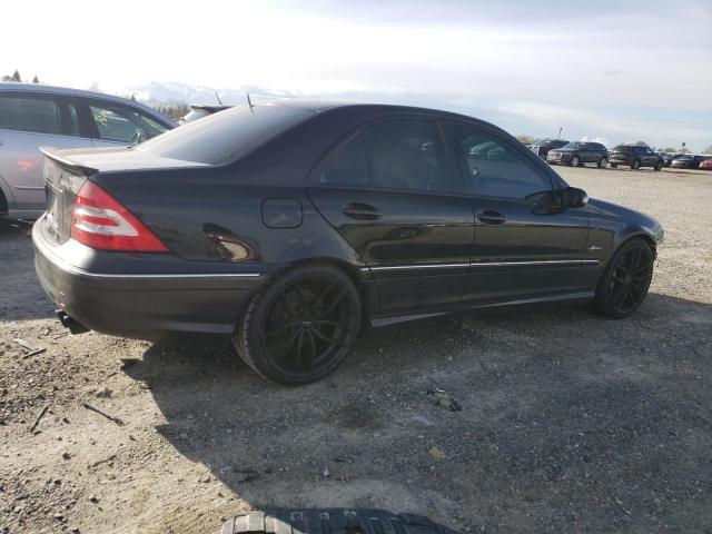 WDBRF76J95F603143 - 2005 MERCEDES-BENZ C 55 AMG BLACK photo 3