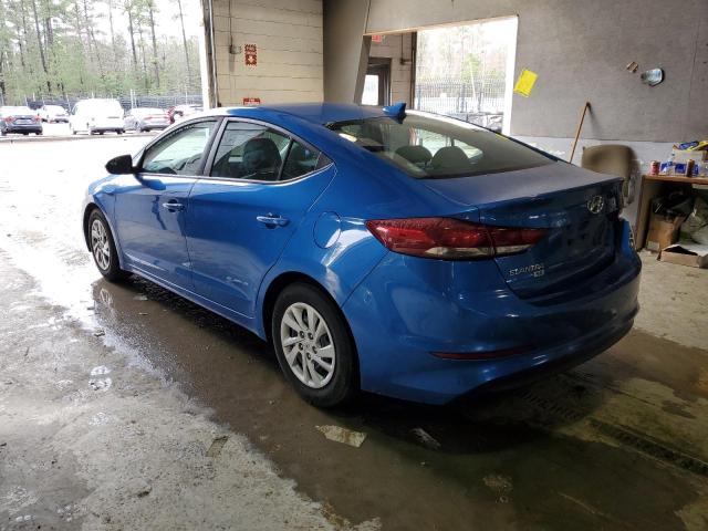 5NPD74LFXHH202444 - 2017 HYUNDAI ELANTRA SE BLUE photo 2