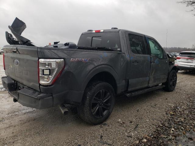 1FTFW1ED7MFC44239 - 2021 FORD F150 SUPERCREW GRAY photo 3