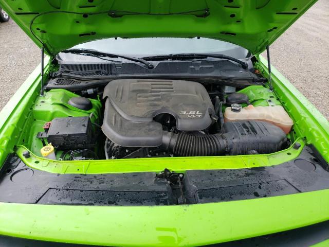 2C3CDZAG2HH568120 - 2017 DODGE CHALLENGER SXT GREEN photo 11