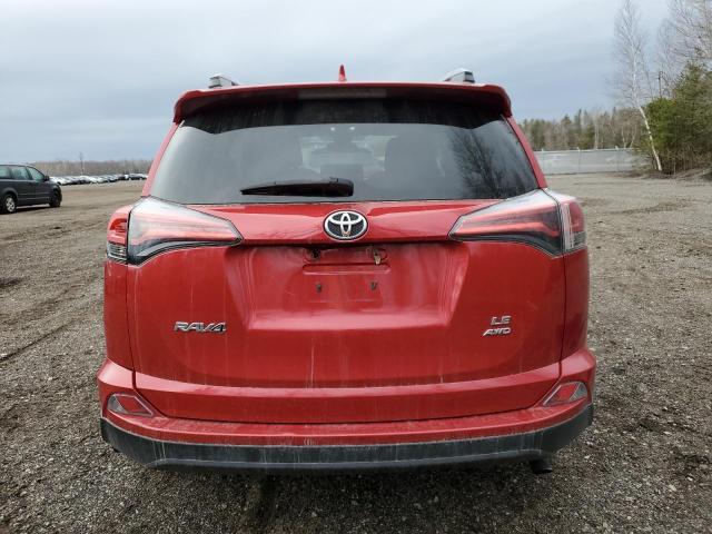 2T3BFREV2HW671418 - 2017 TOYOTA RAV4 LE RED photo 6