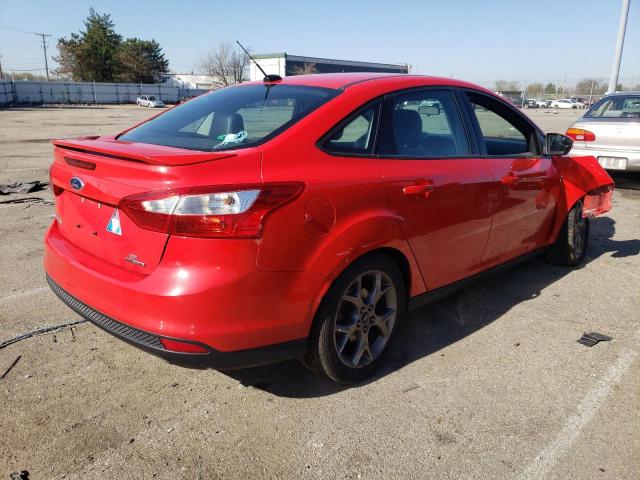 1FADP3F26DL320554 - 2013 FORD FOCUS SE RED photo 3